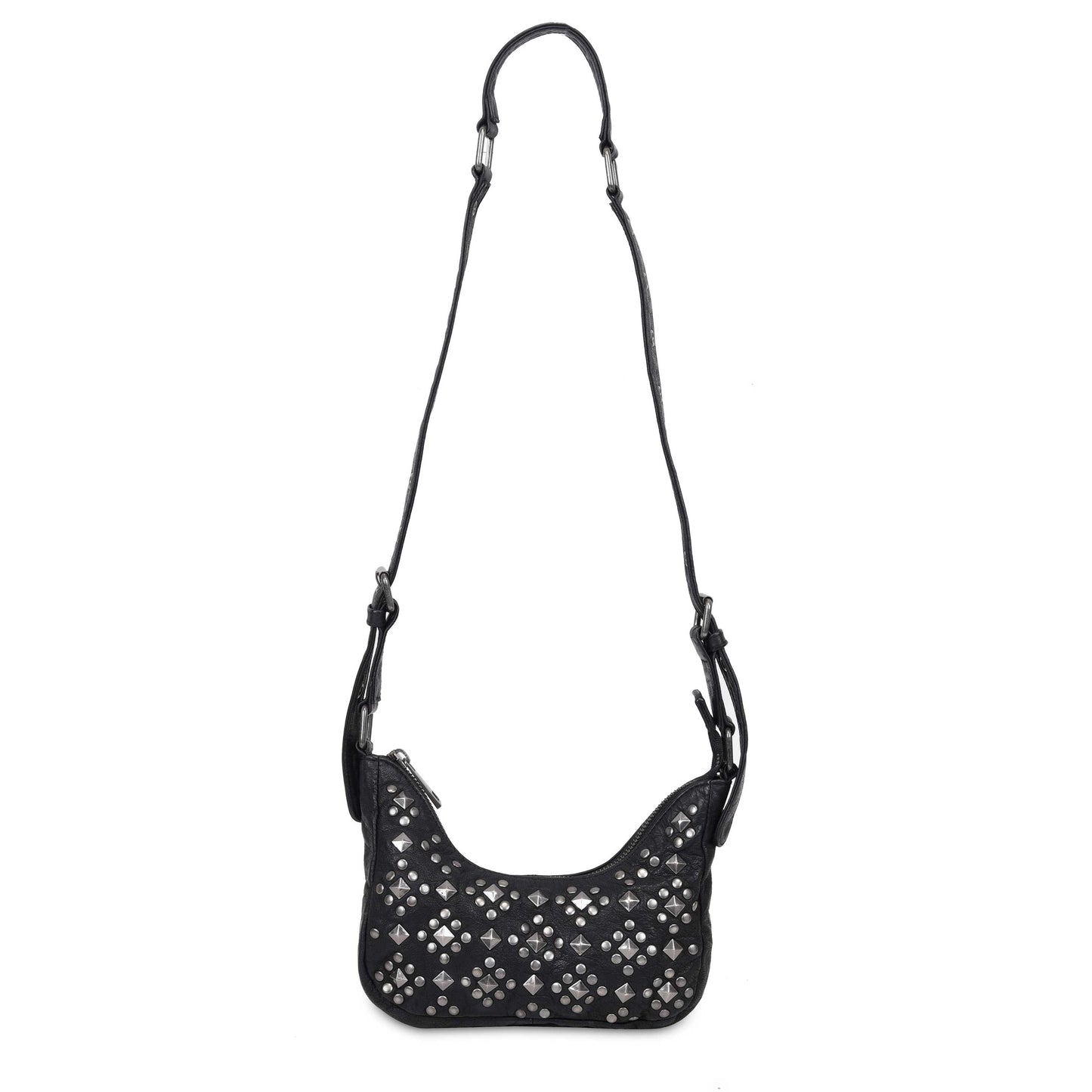 Núnoo Palma Rock Black w. Antique Silver Shoulder bags Black