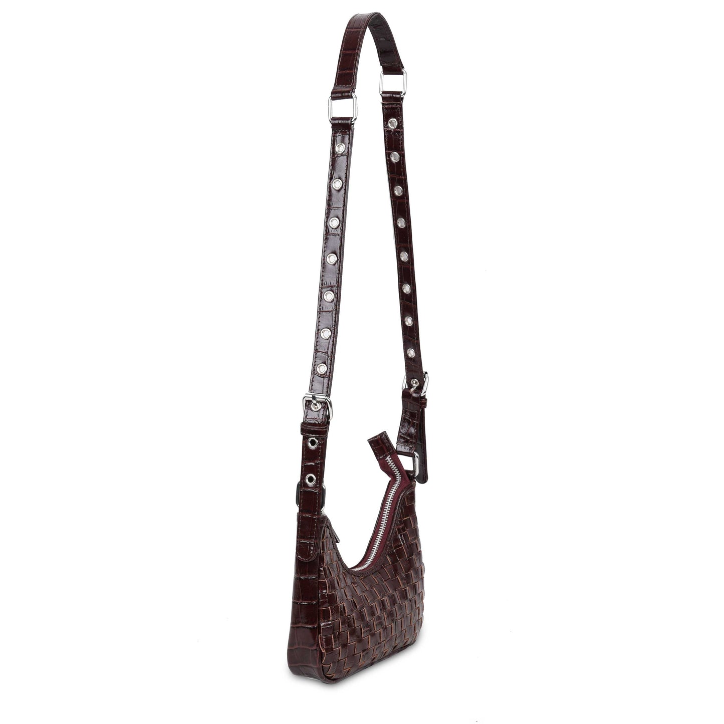 Núnoo Palma Texas Braided Dark Brown Shoulder bags Dark brown