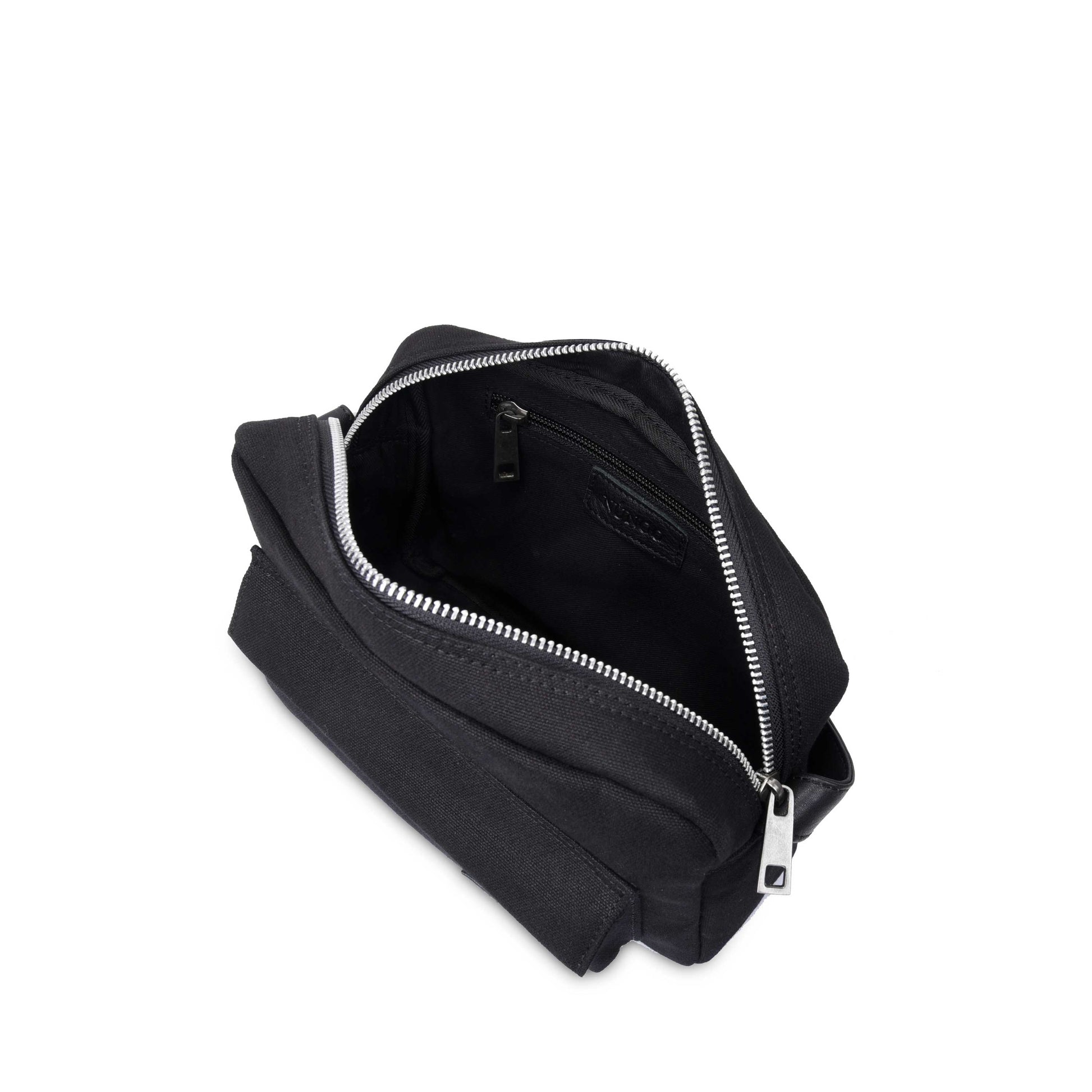 Núnoo Paloma Recycled Canvas w. leather Black Medium Black