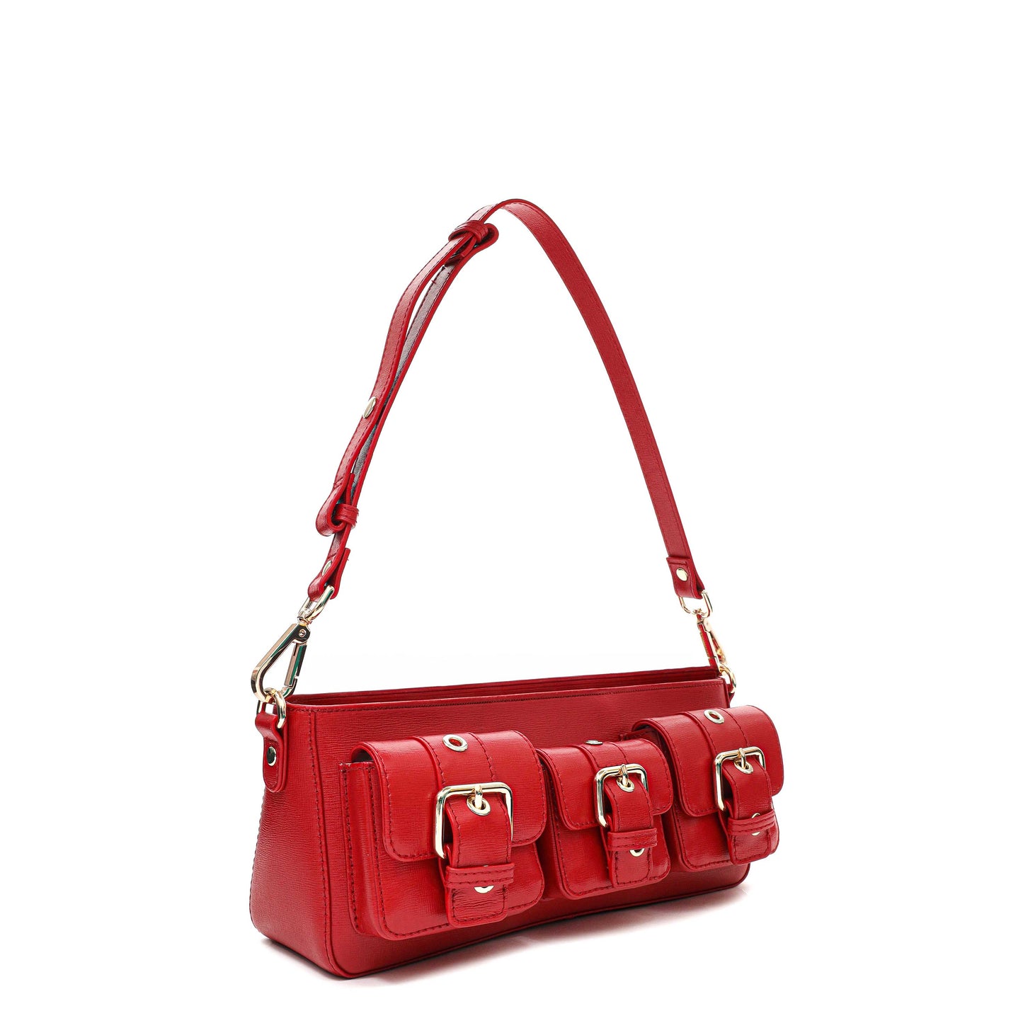 Núnoo Penny Florence Bright Red w. Gold Medium