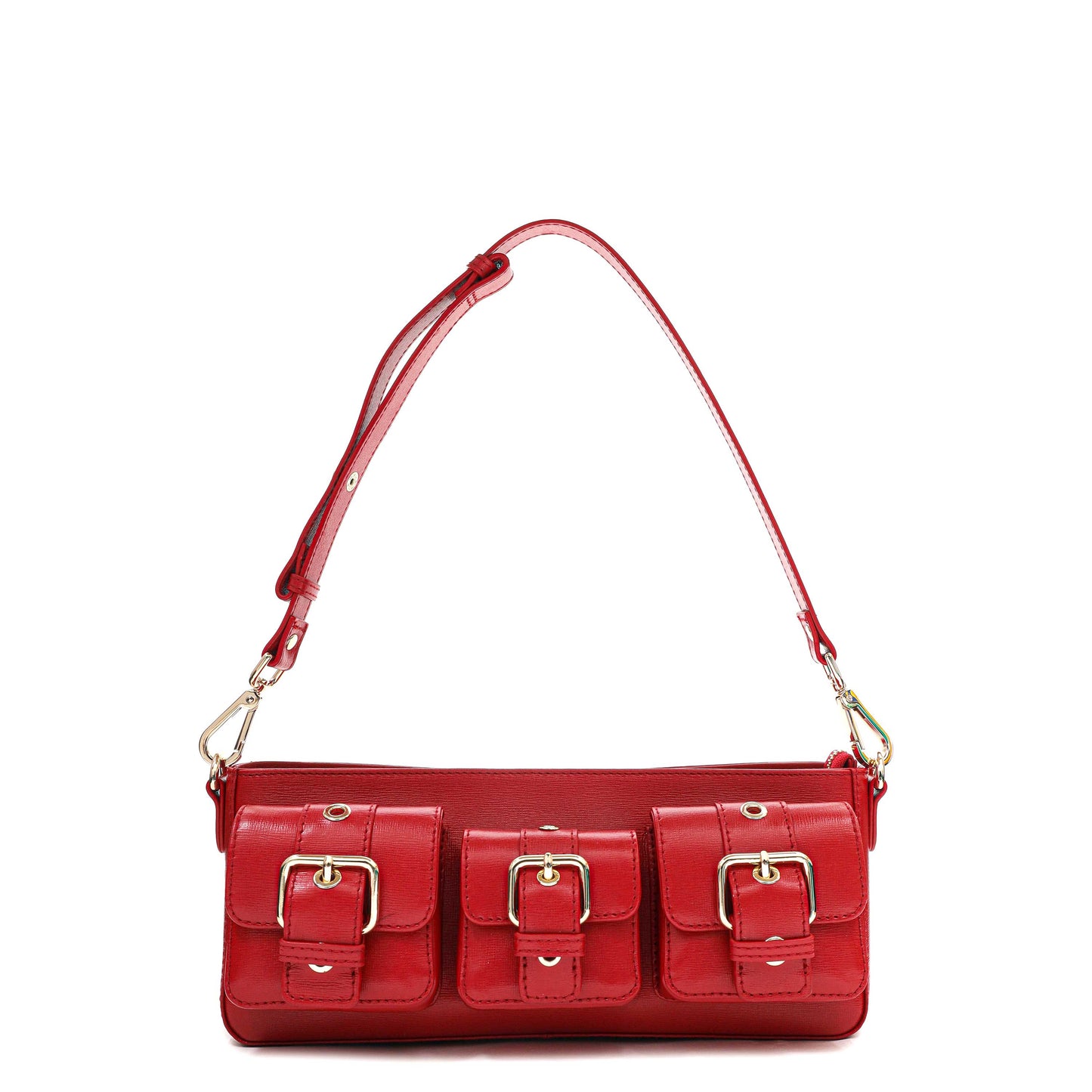 Núnoo Penny Florence Bright Red w. Gold Medium
