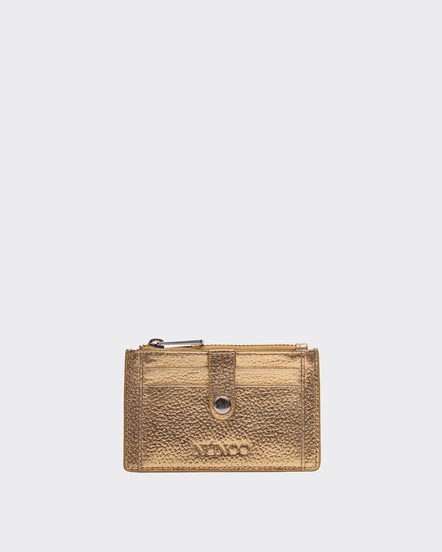 Núnoo Pixie Buckle Metallic Light Gold Wallet Light Gold