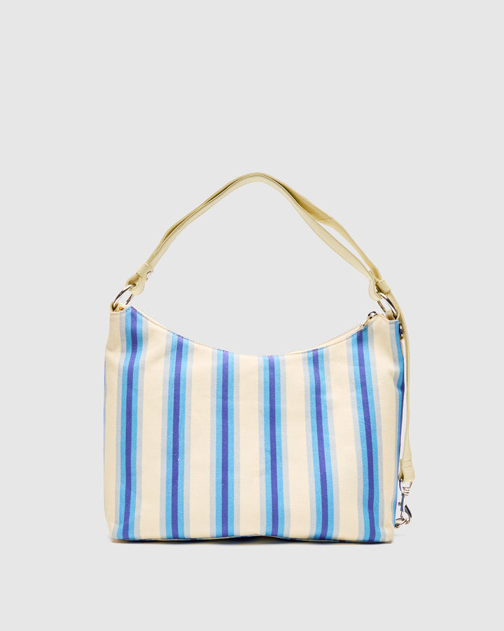 Núnoo Rio Canvas Blue Stripes Large Blue Stripes