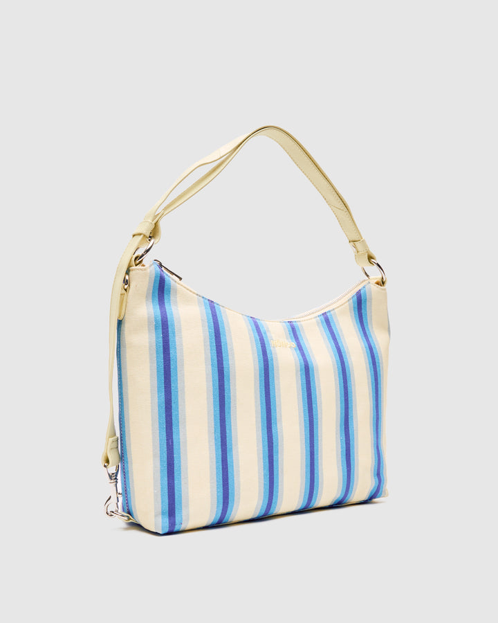 Núnoo Rio Canvas Blue Stripes Large Blue Stripes