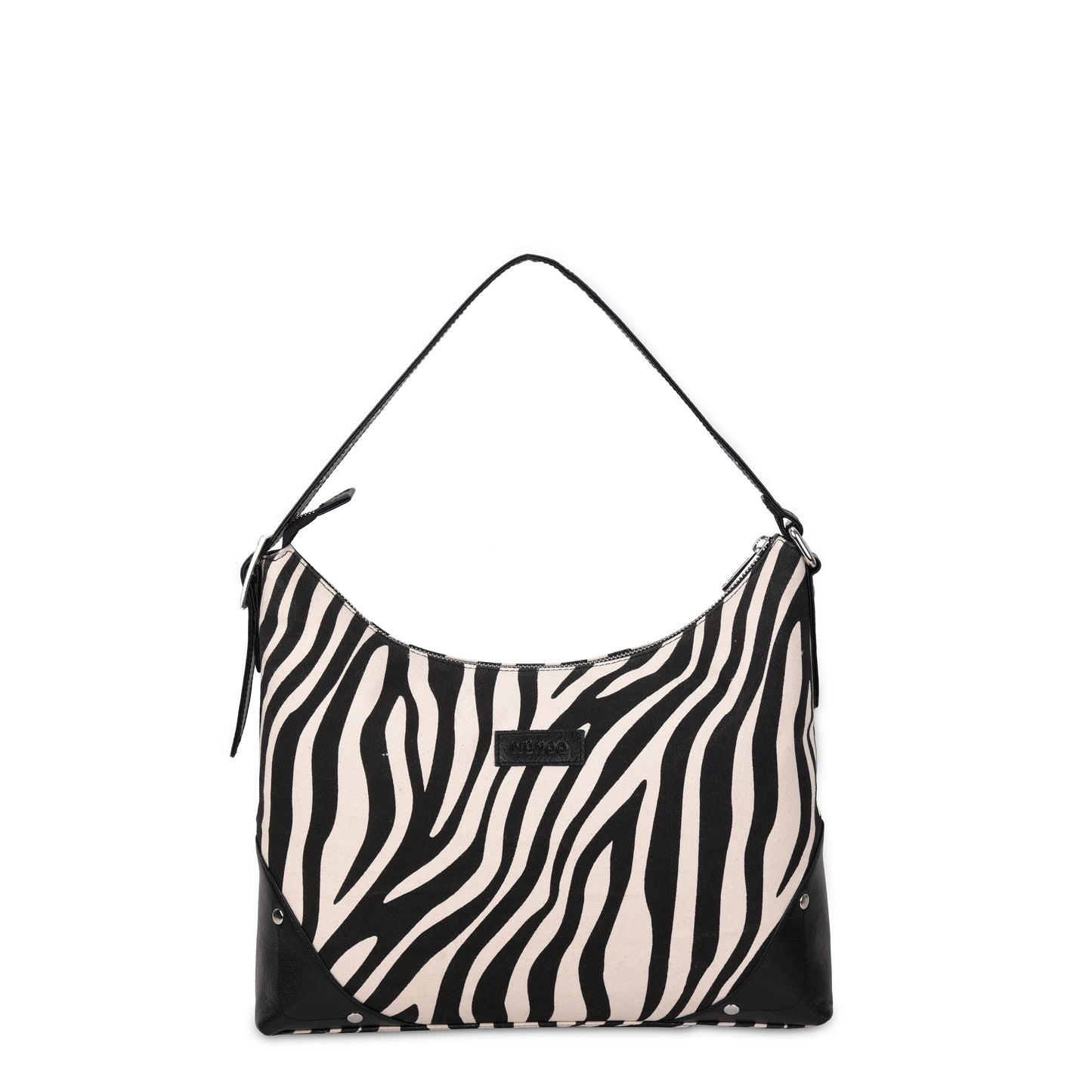 Núnoo Rio Light Stripes Canvas Shoulder bags Zebra