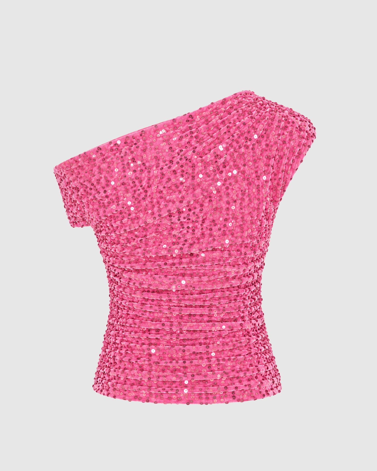 Núnoo Rosalie Sequin Top - Berg Larsen x Núnoo Berg Larsen Hot Pink