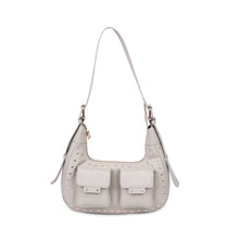 Sally Small Rivet Pure Stone w. Gold