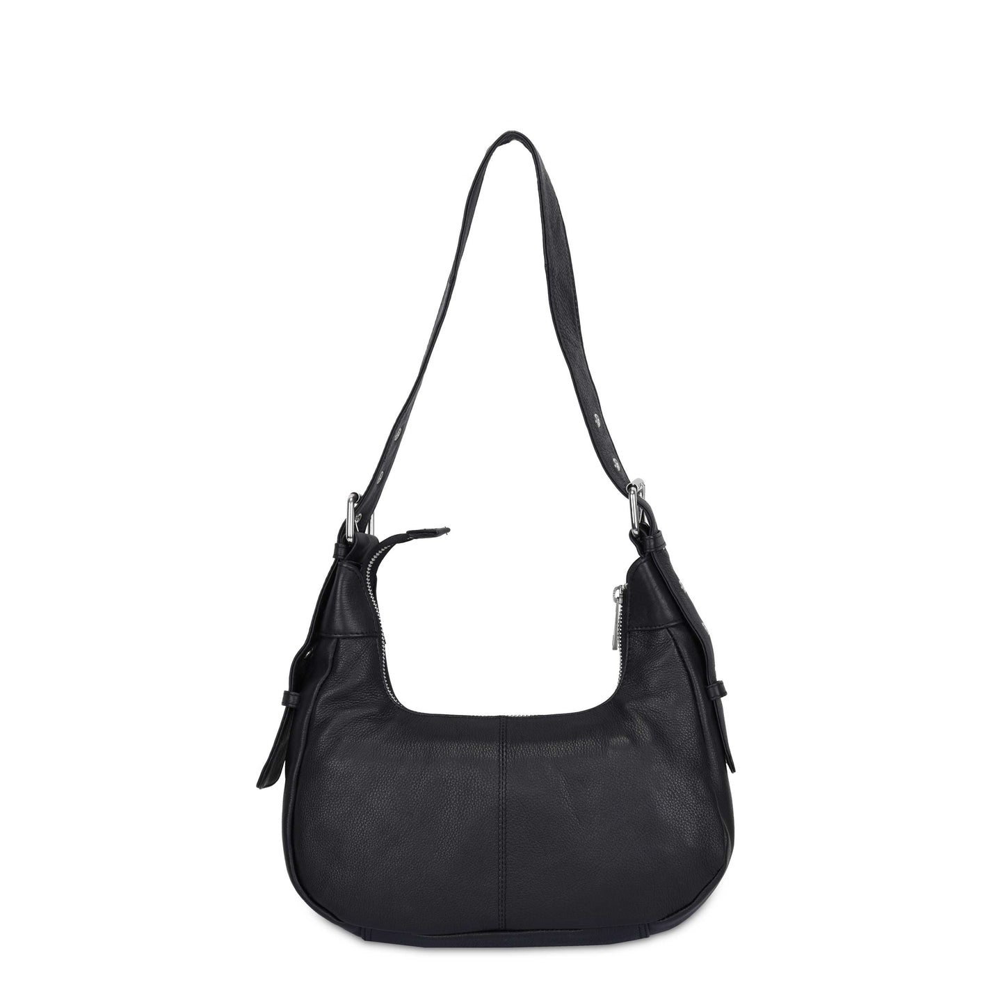 Núnoo Sally Small Rivet Smooth Black Shoulder bags Black