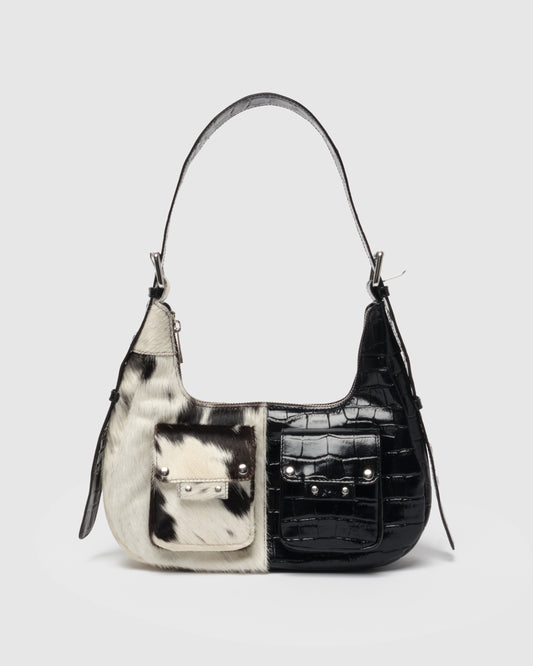 Núnoo Sally Small Texas Dots Medium Black/white