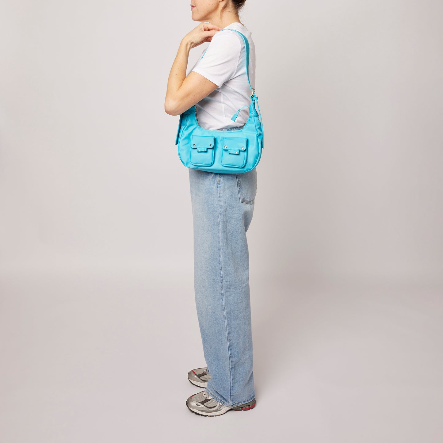 Núnoo Sally small Recycled nylon blue Shoulder bags