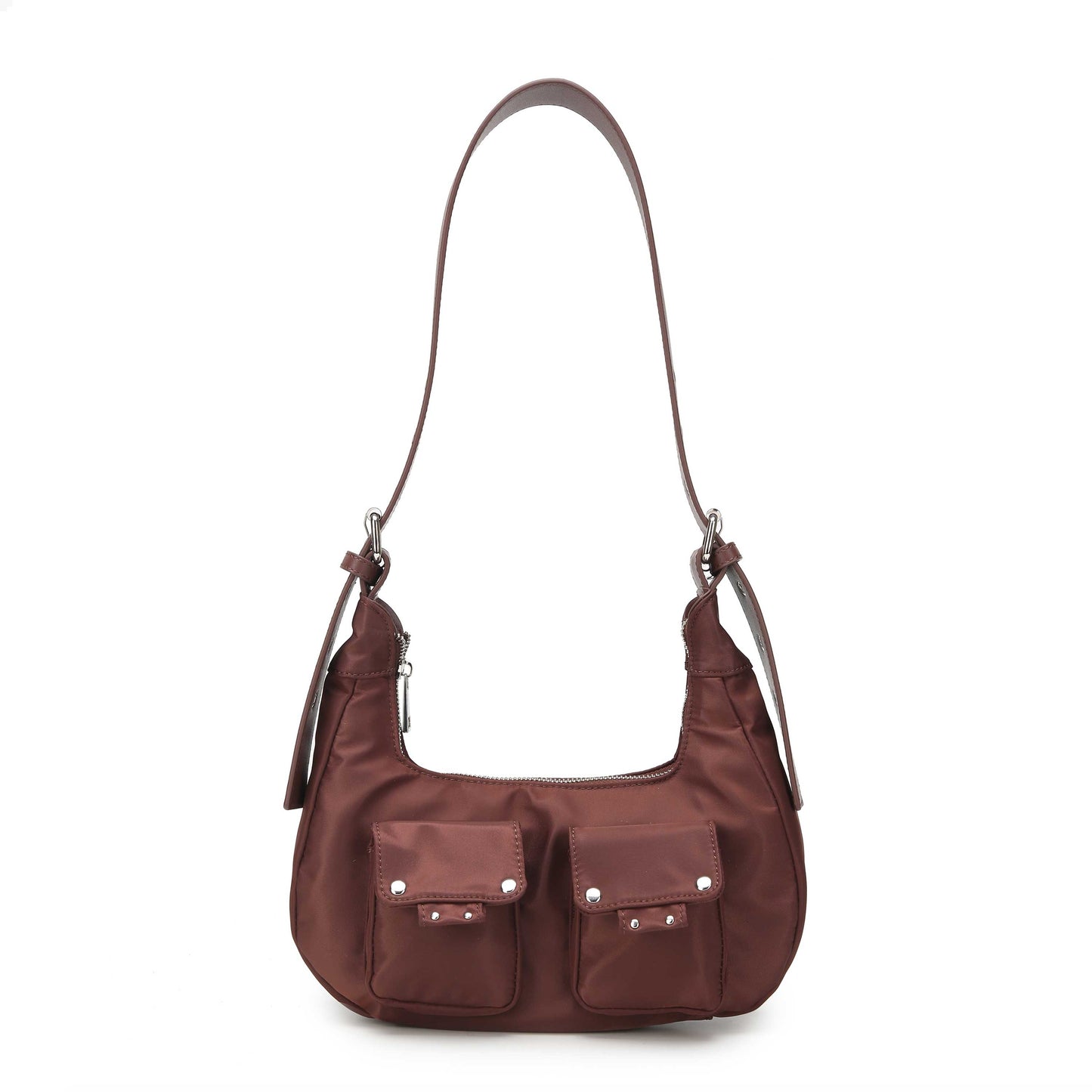 Núnoo Sally small Recycled nylon brown Medium Brown