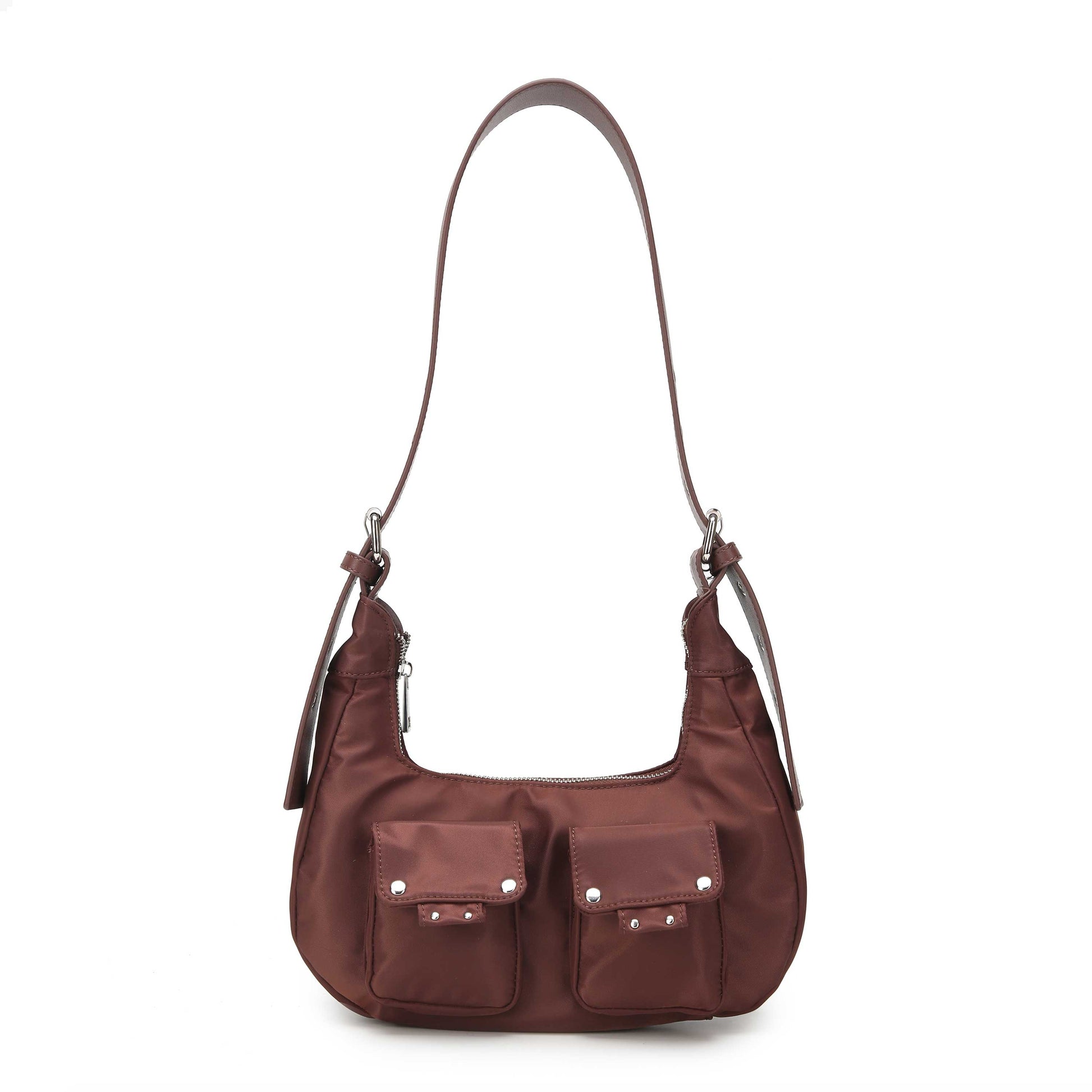 Núnoo Sally small Recycled nylon brown Medium Brown