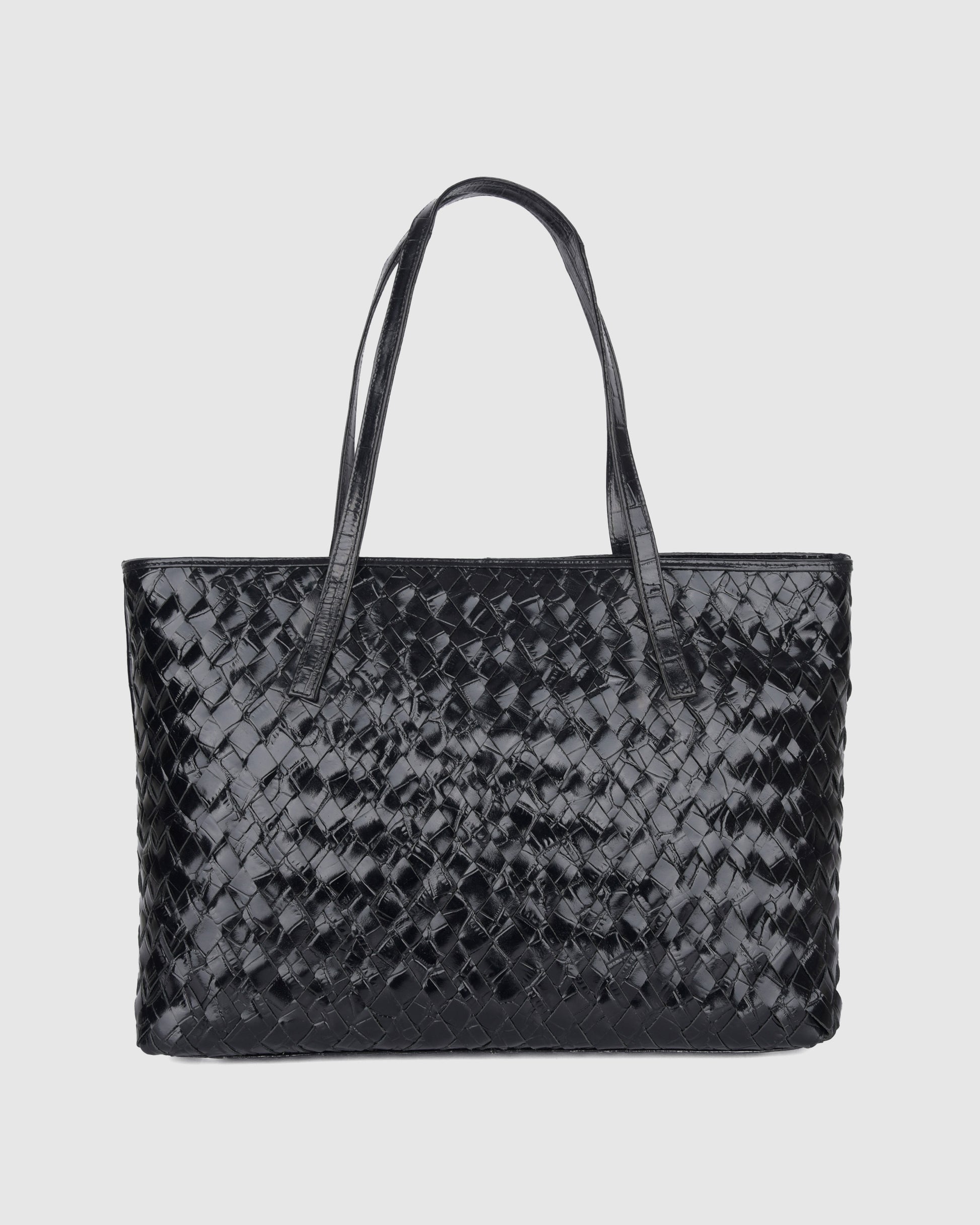 Núnoo Shopper Braided Texas Black Large Black