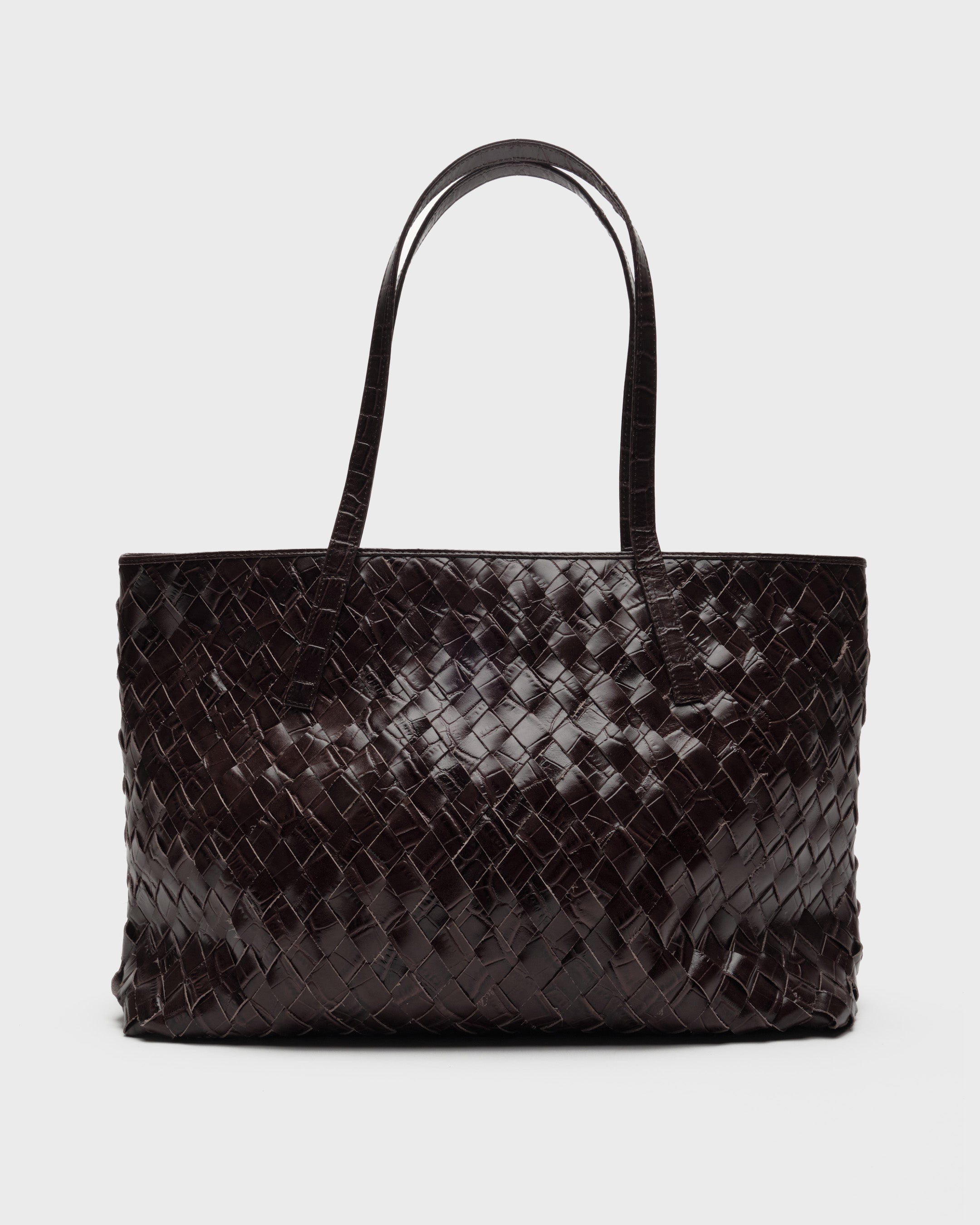 Shopper Braided Texas Chocolate – Núnoo EU