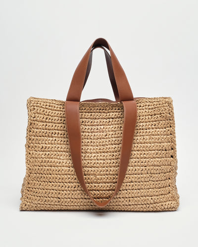 Shopper Raffia Light Brown