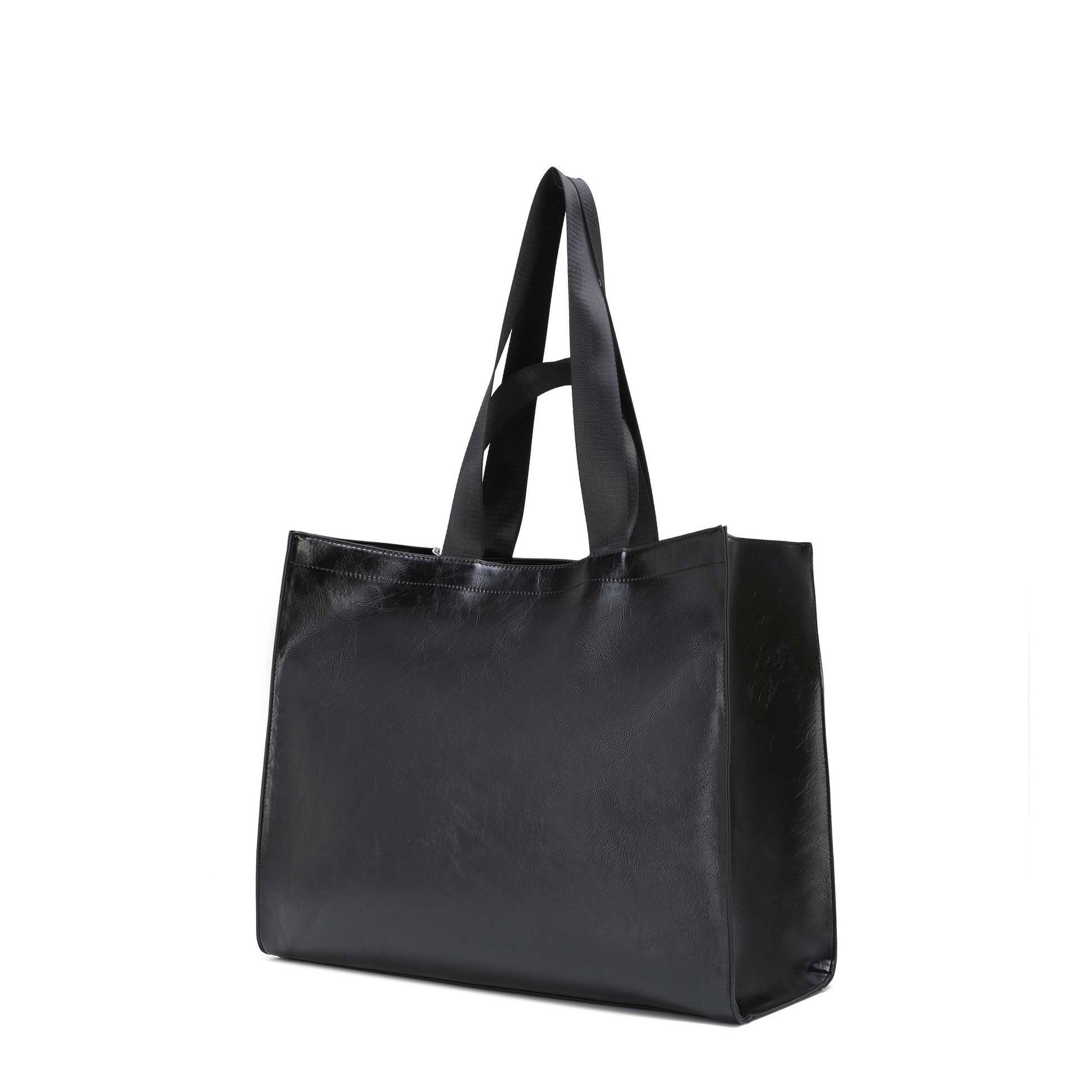 Núnoo Shopper Wrinkle Black Shoulder bags Black