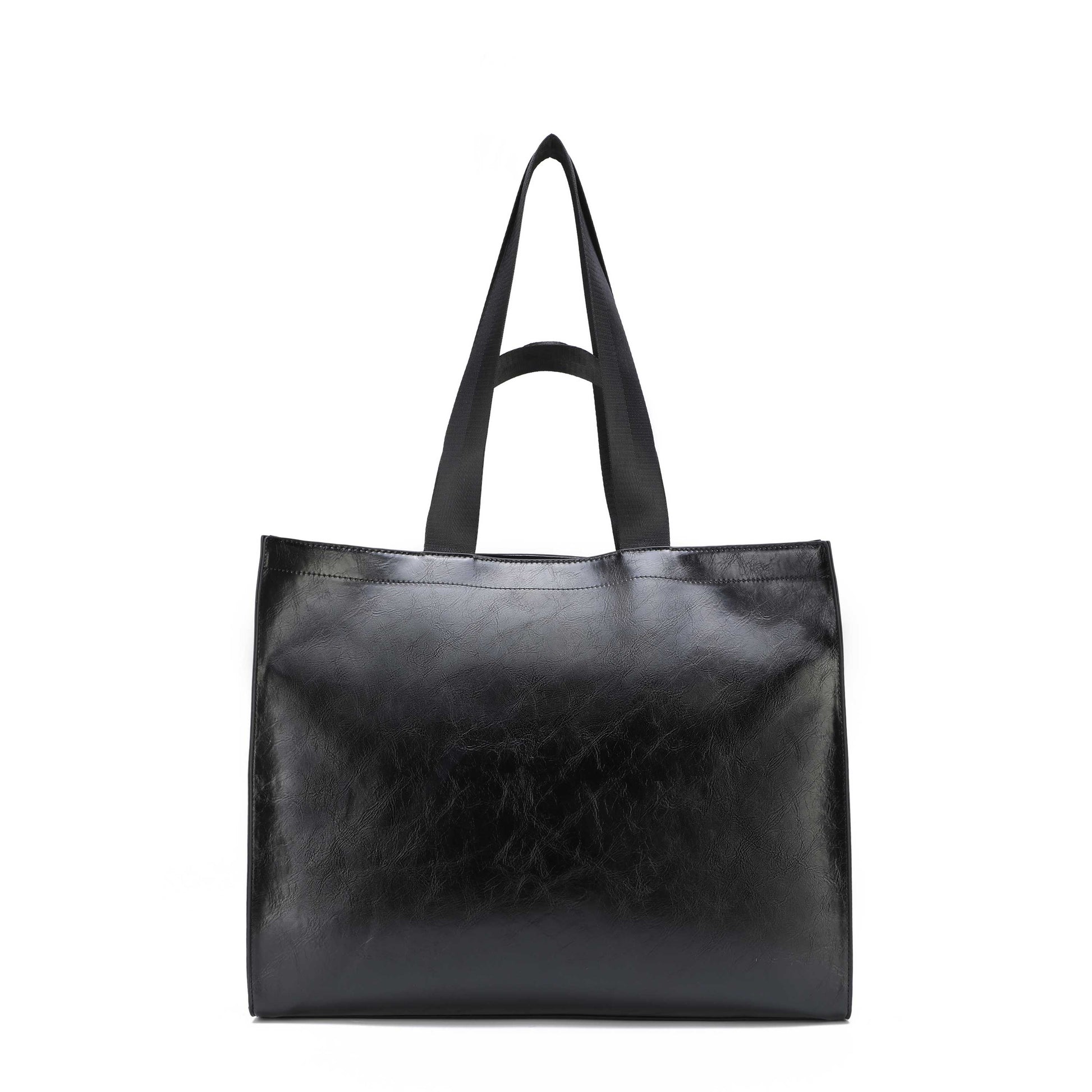 Núnoo Shopper Wrinkle Black Maxi Black