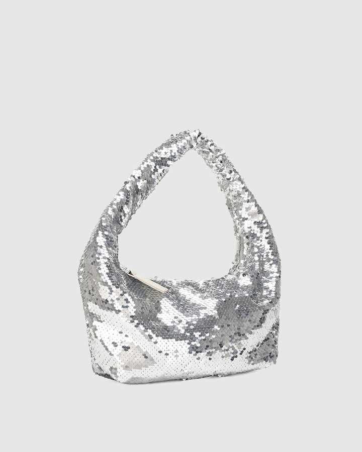 Núnoo Small Agnes Sequins Silver Small bag Silver
