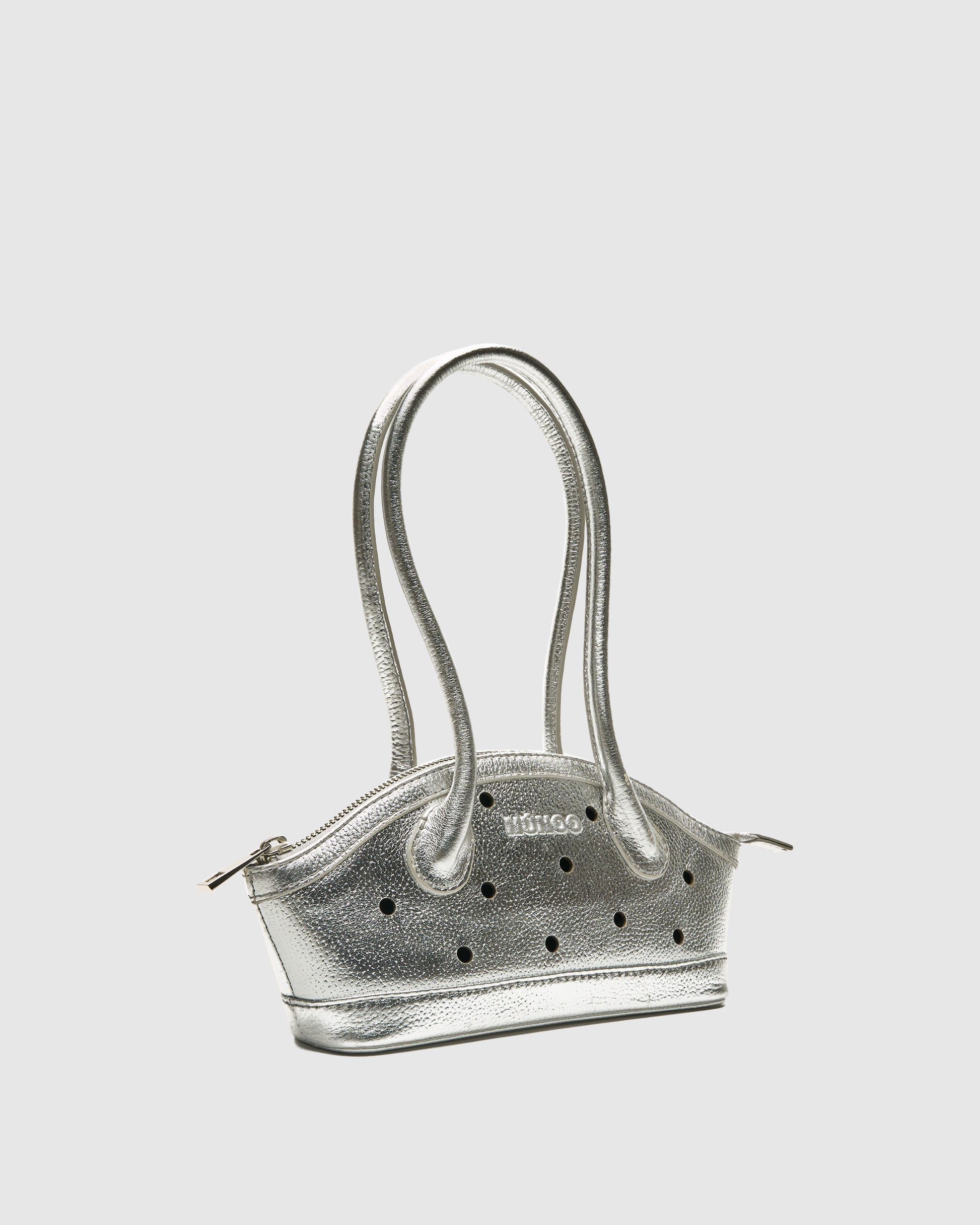 Núnoo Small Ayo Metallic Silver Small bag Silver