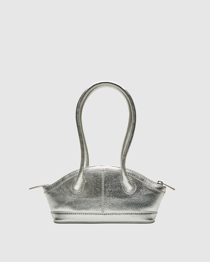 Núnoo Small Ayo Metallic Silver Small bag Silver