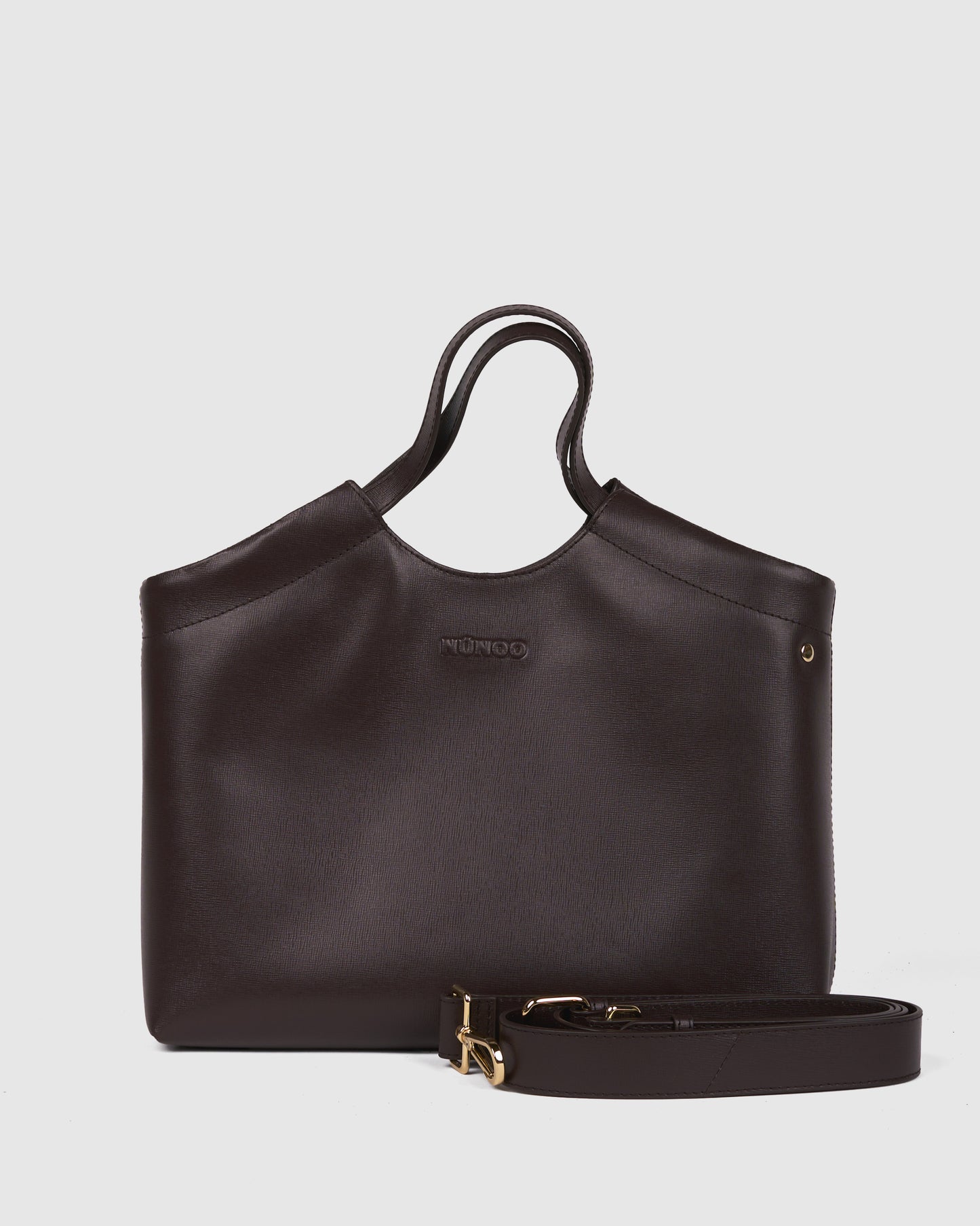 Núnoo Small Bellis Florence Chocolate w. Gold Large Chocolate