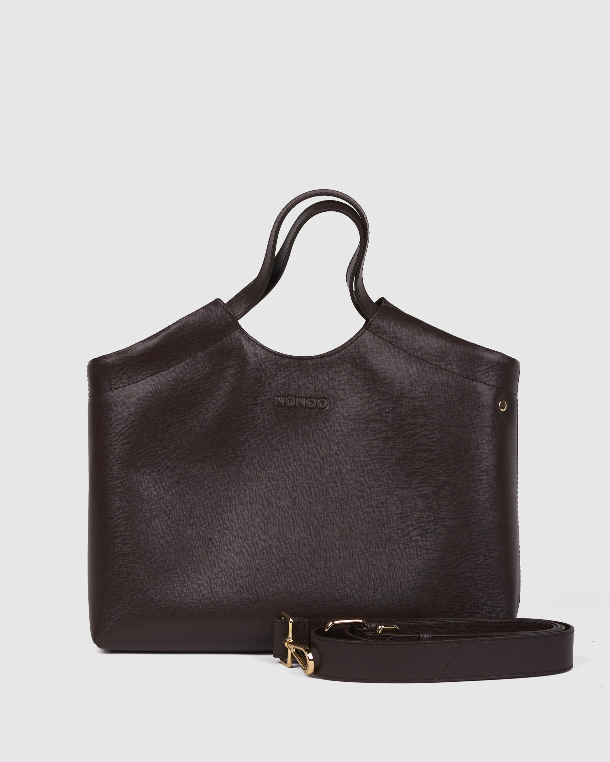 Núnoo Small Bellis Florence Chocolate w. Gold Large Chocolate