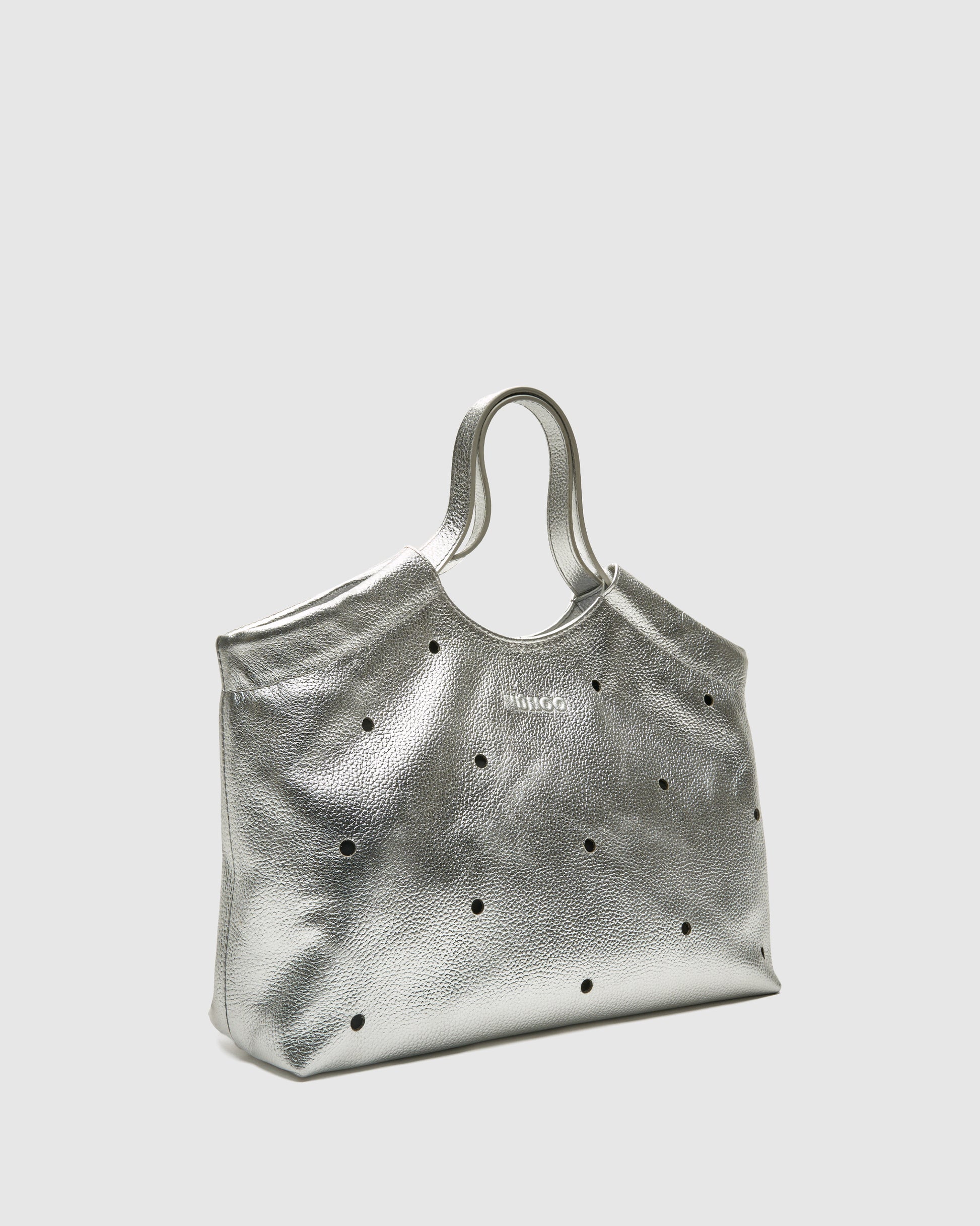 Núnoo Small Bellis Metallic Silver Large Silver