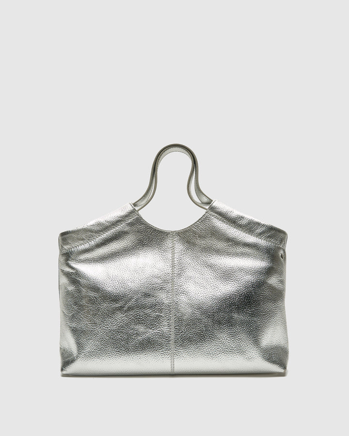 Núnoo Small Bellis Metallic Silver Large Silver