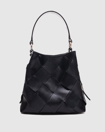 Small Chiara Braided Florence Black w. Gold