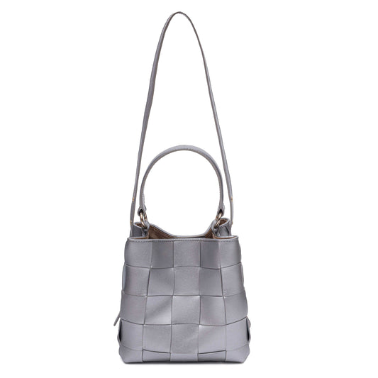 Núnoo Small Chiara Braided Florence Silver w. Gold Medium Silver