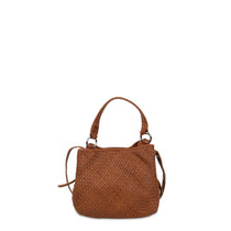 Small Chiara Mini Braided Mountain Cognac