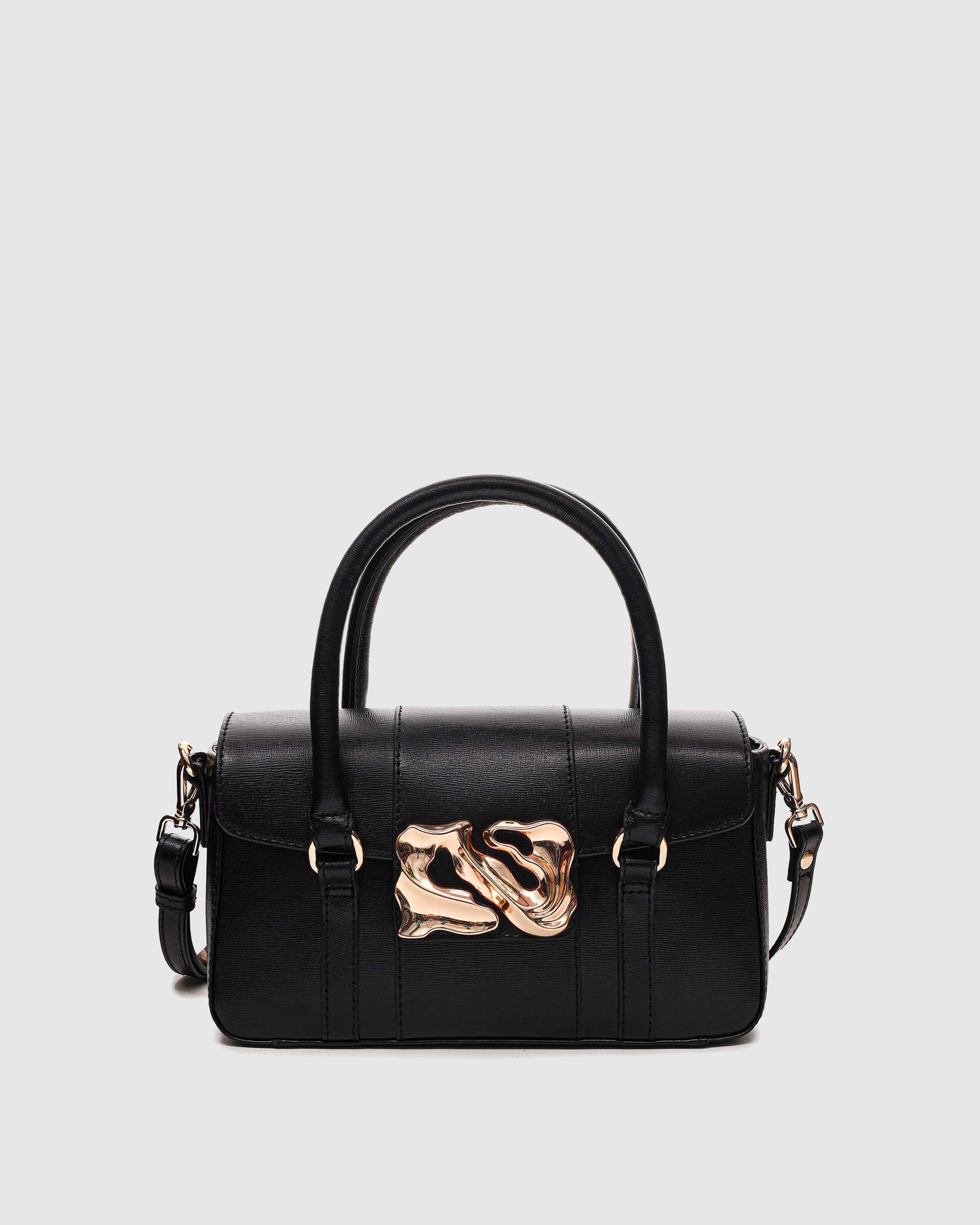 Núnoo Small Maggie Icon Florence Black w. Gold Small bag