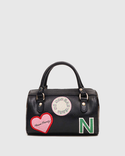 Small Maya Details Florence Black w. Gold