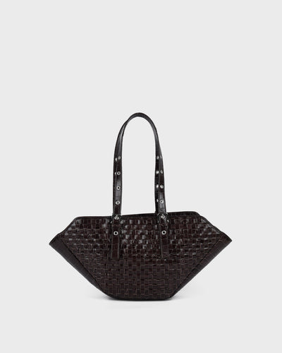 Small Nora Braided Texas Chocolate