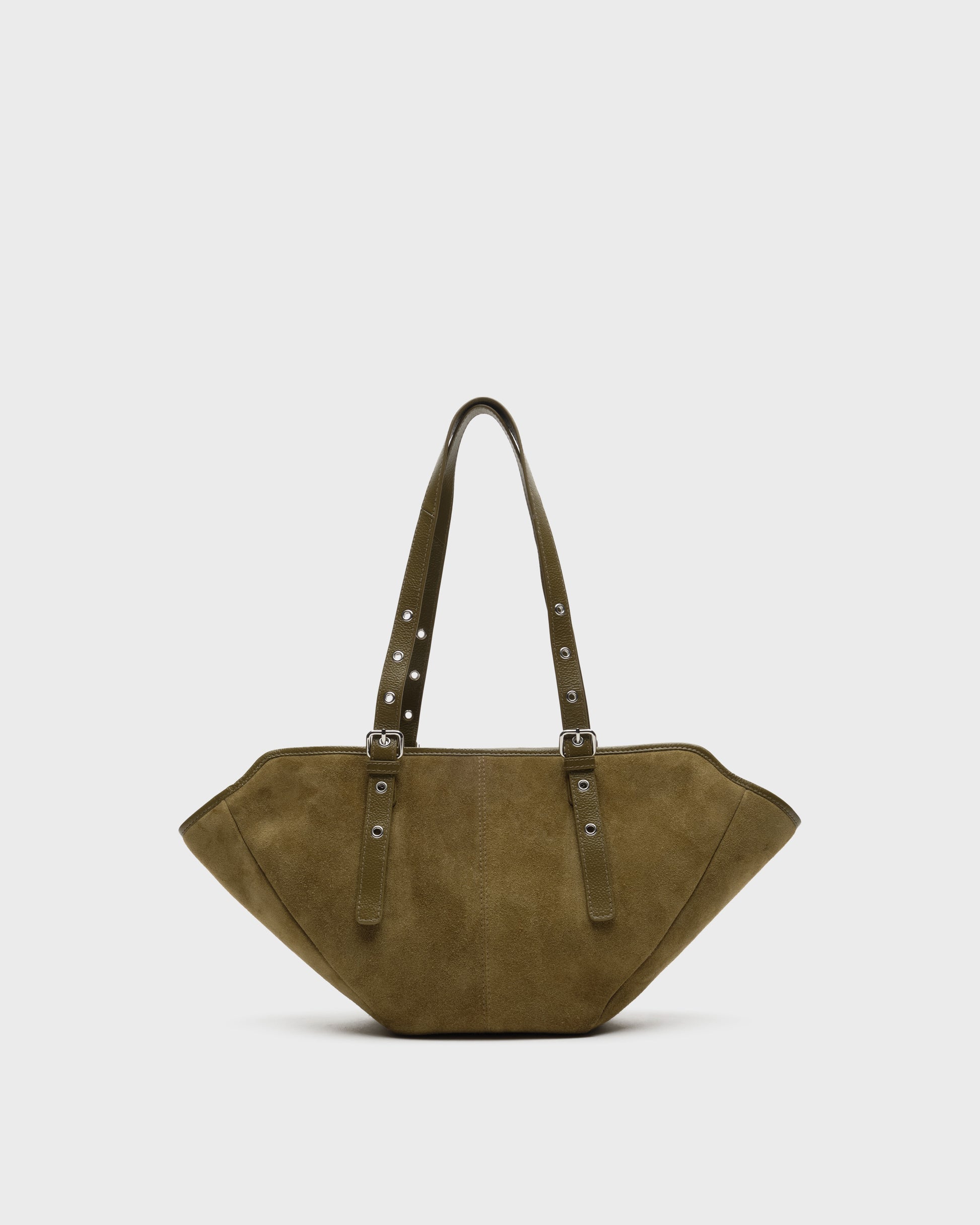 Núnoo Small Nora Suede Dusty Olive Medium Dusty Olive