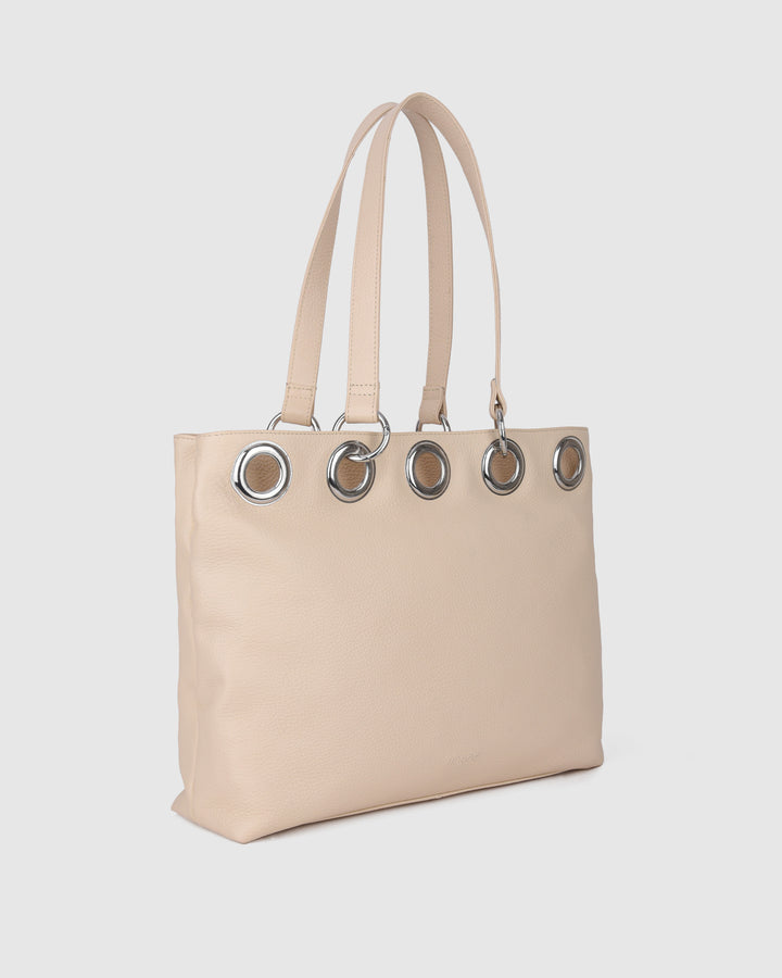 Núnoo Sophie Eyelet Soft Macadamia Large Macadamia