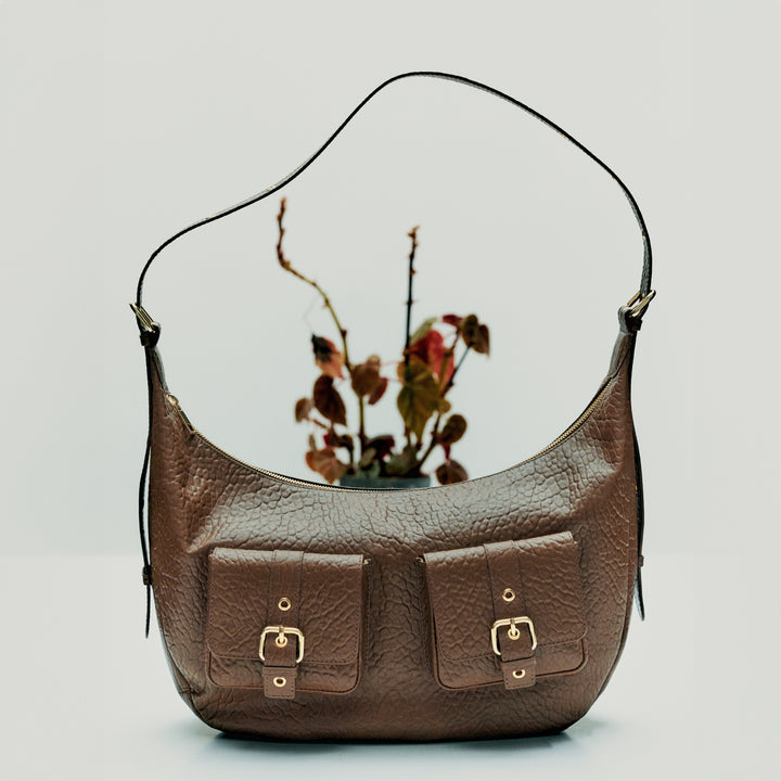 Núnoo Stella Pocket New Zealand Brown w. Gold Maxi Brown