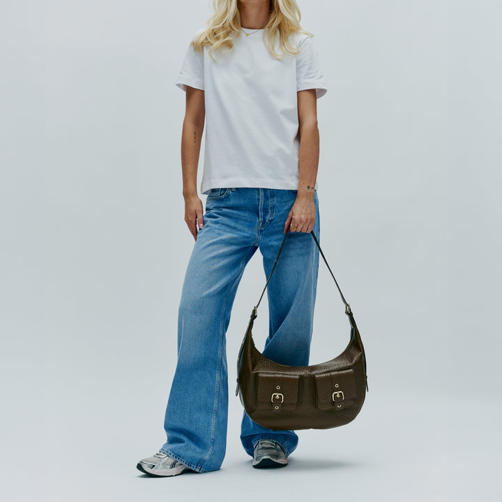 Núnoo Stella Pocket New Zealand Brown w. Gold Maxi Brown