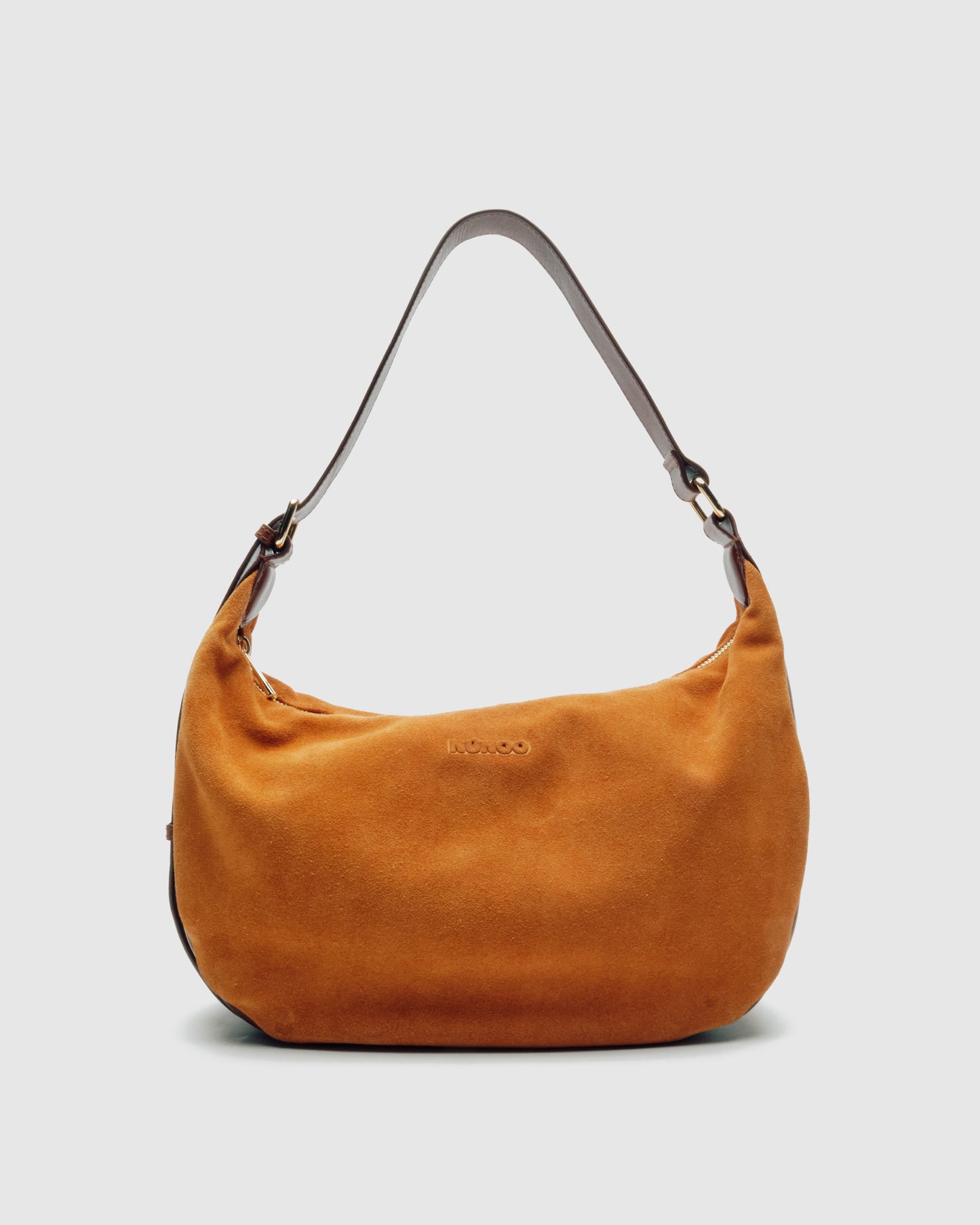 Núnoo Stella Small Suede Toffee w. Gold Large