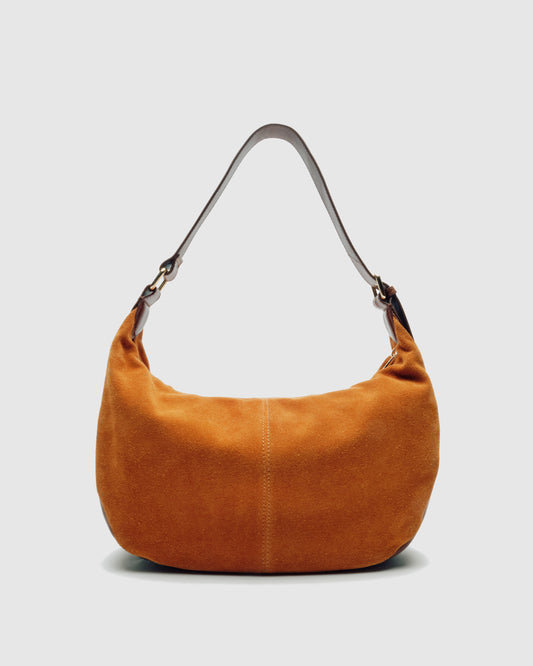 Núnoo Stella Small Suede Toffee w. Gold Large