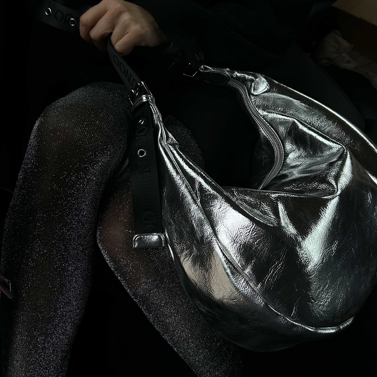 Núnoo Stella recycled cool silver Shoulder bags Silver