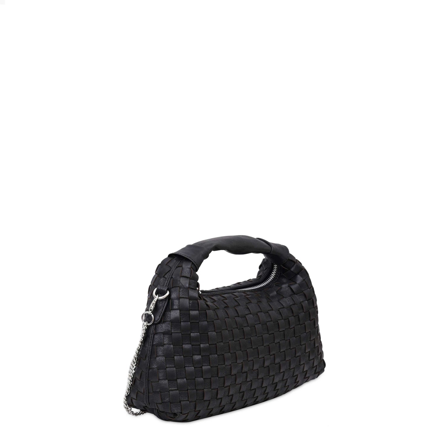 Núnoo Dandy Braided nature Black Small bag Black