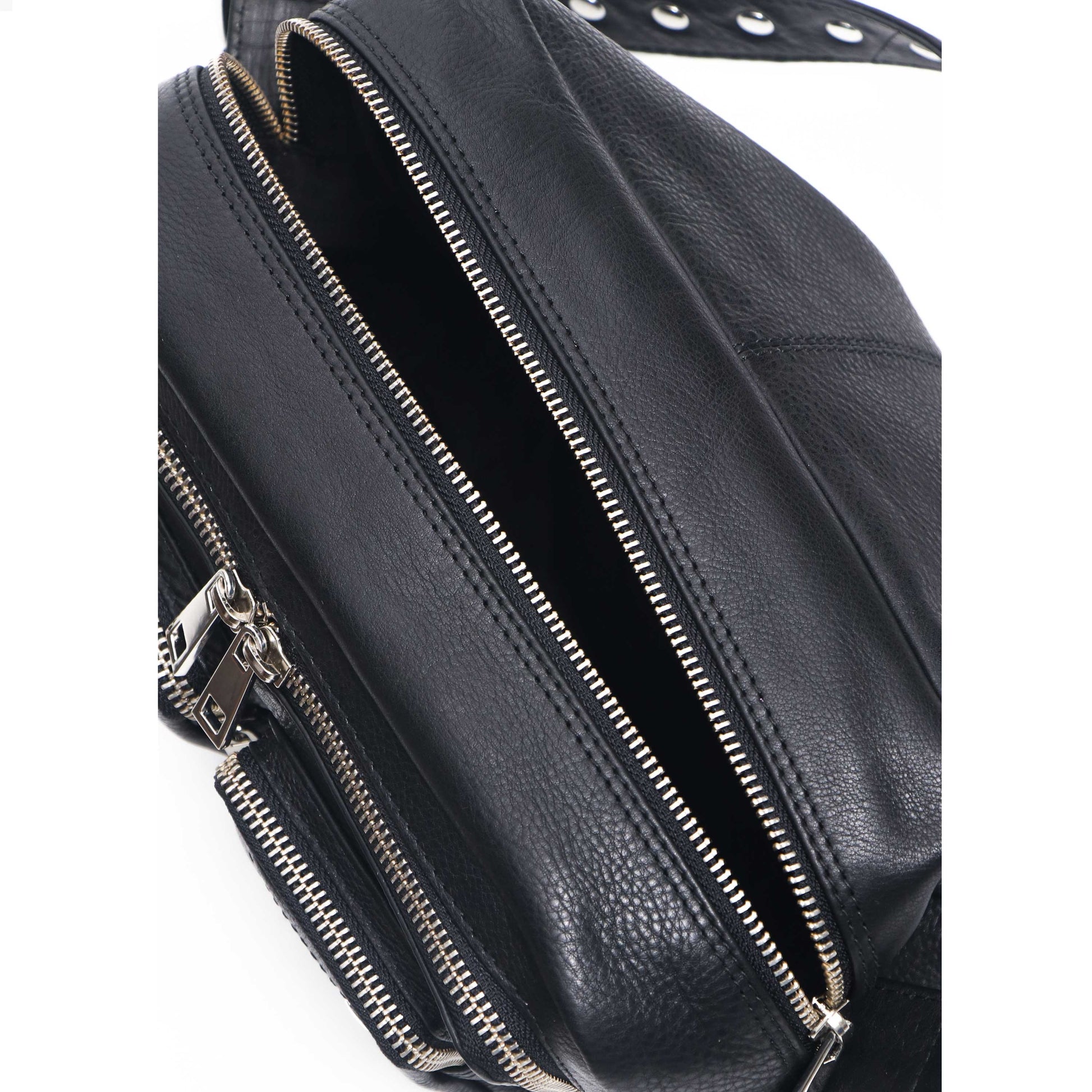 Núnoo Ellie organic leather Black Shoulder bags Black