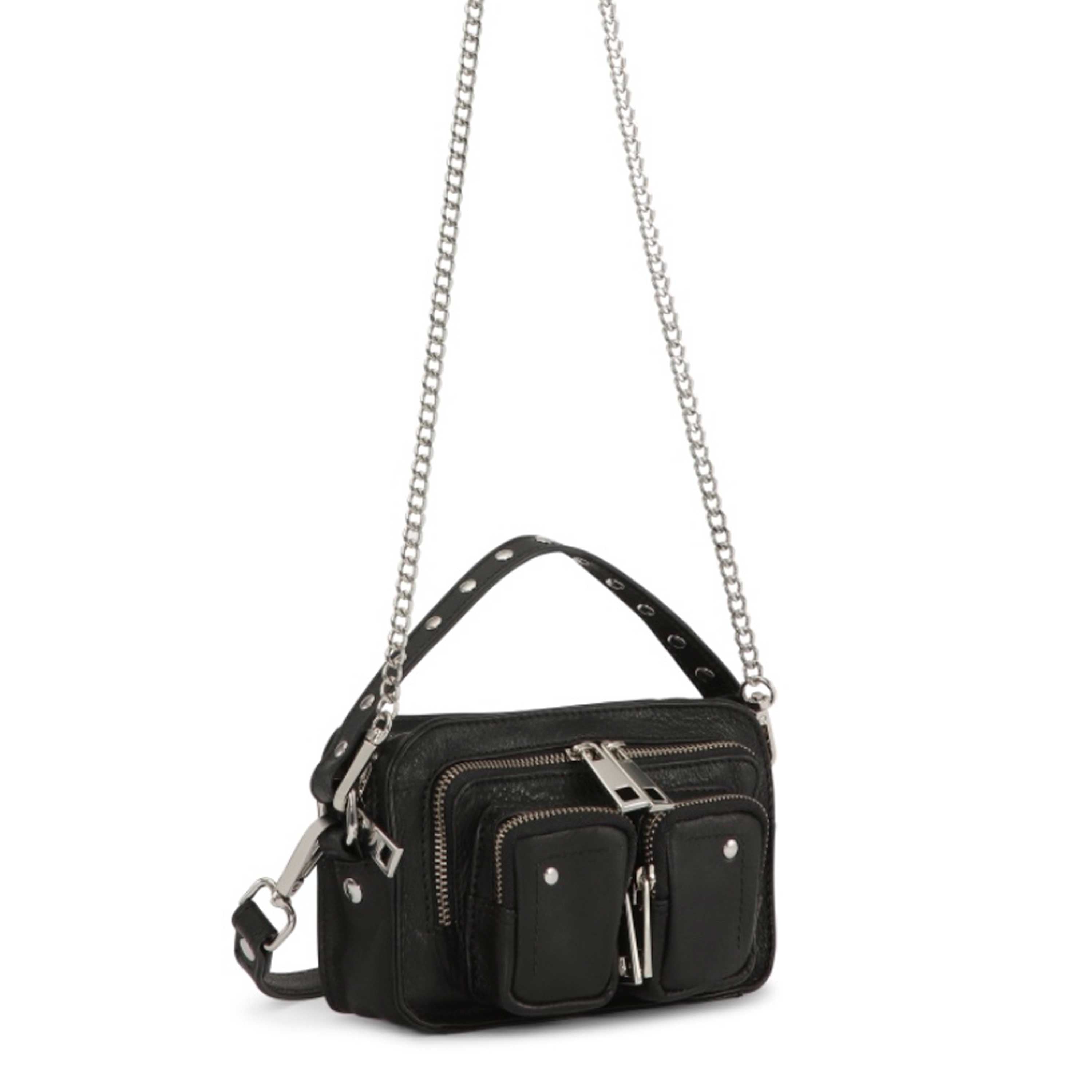 Nunoo Crossbody bag Helena Recycled Cool Silver | The Little Green Bag